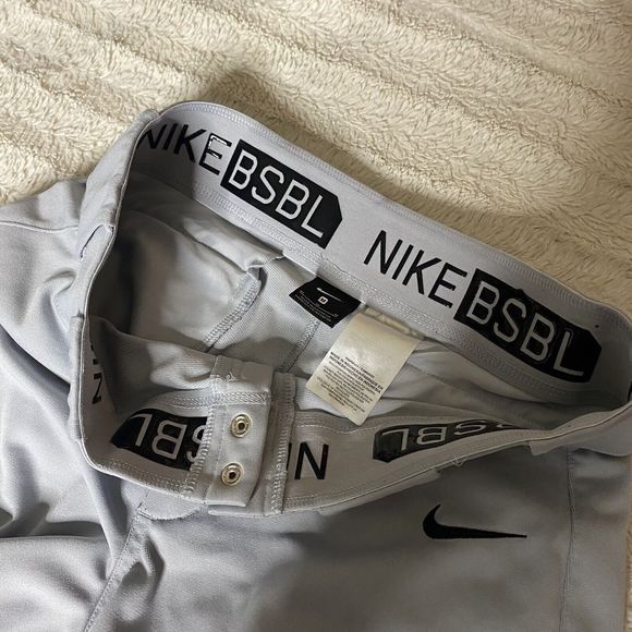 NIKE Vapor Pro Mens Wolf Gray Baseball Pants Mens Size Medium - Picture 9 of 14